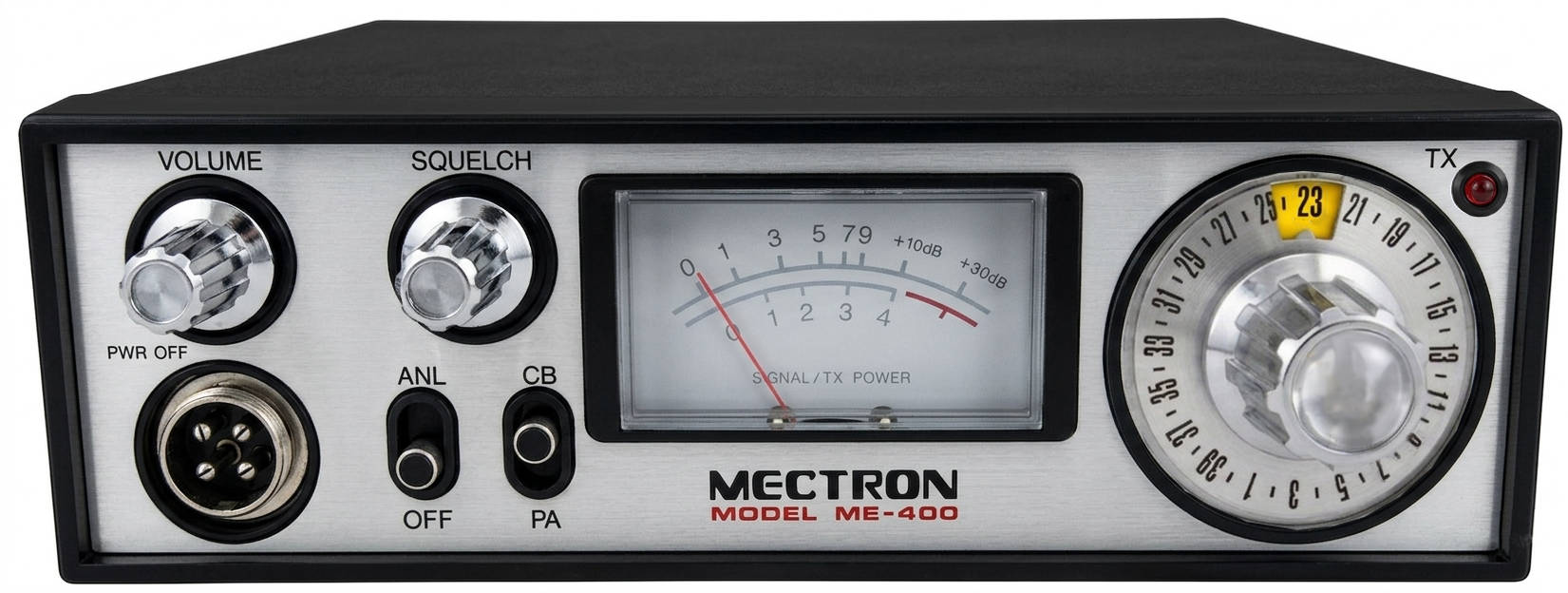 Abbildung des 40-Kanal-Exportfunkgeräts ME-400 von Mectron