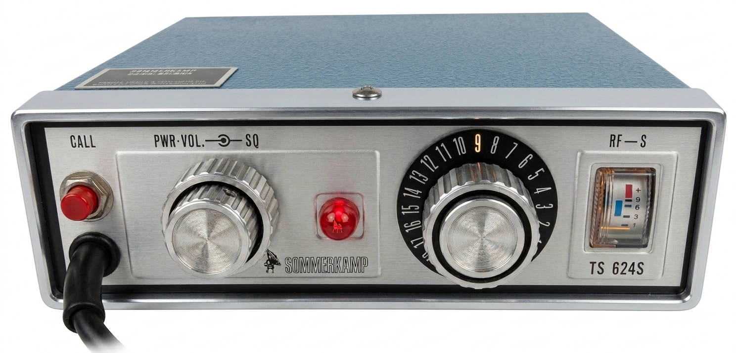 Abbildung des 24-Kanal-Exportfunkgeräts TS-624S von Sommerkamp