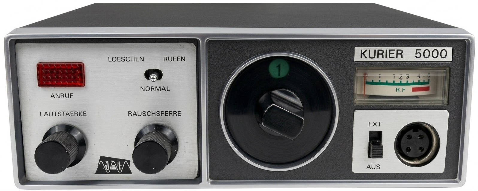 Abbildung des Fahrzeugfunkgeräts Kurier 5000 von DNT