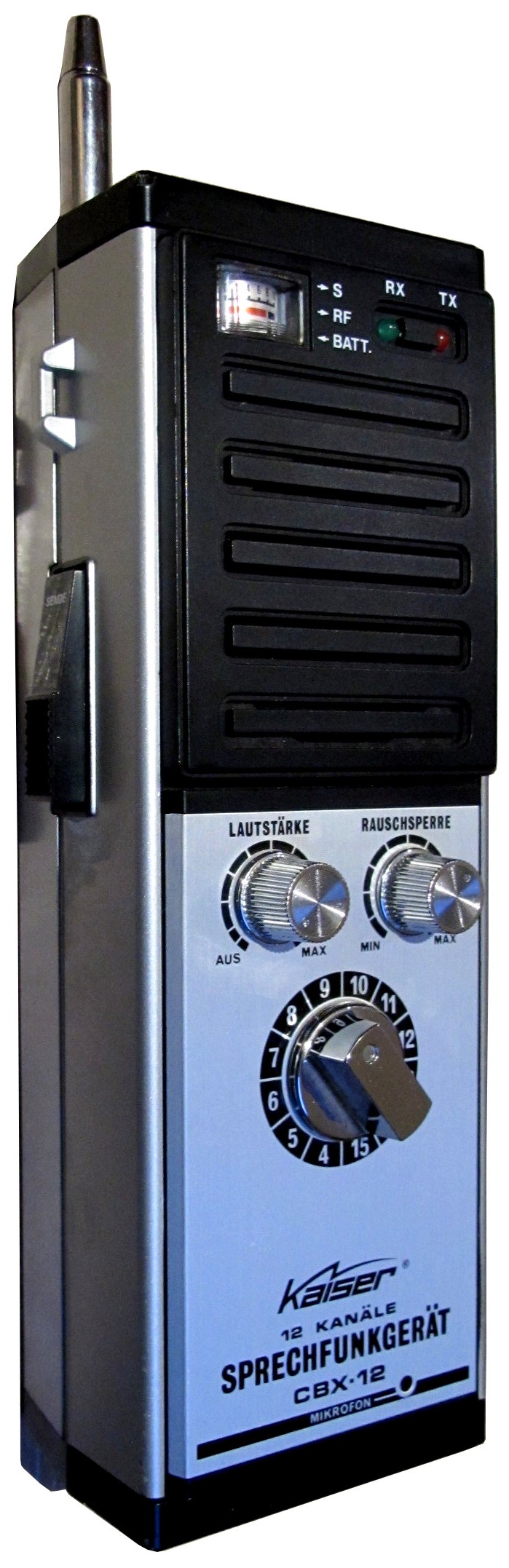 Abbildung des Handfunkgeräts CBX-12 von Kaiser