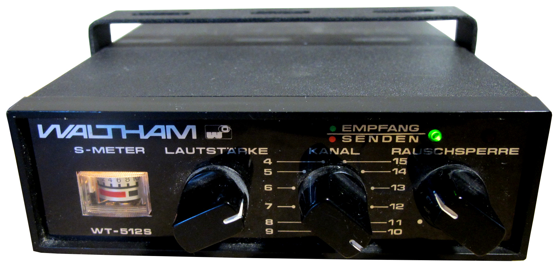 Abbildung des Fahrzeugfunkgeräts WT-512 von Waltham