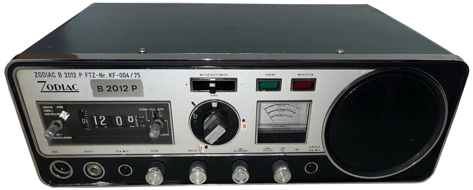 Abbildung des Feststationsgeräts B-2012P von Zodiac